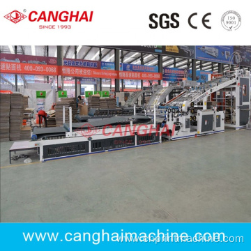 Automatic cardboard industrial flute laminating machine